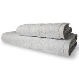 Jogo Toalhas Itália Soft 1 Banho 1 Rosto Super Grossa Beka Branco - 4