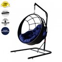Ver imagem 4 de Cadeira Balanço Ninho Suspenso com Suporte e Almofada Impermeável
