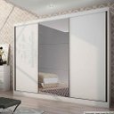 Ver imagem 2 de Guarda-Roupa Casal com Espelho 3 Portas 8 Gavetas Natus