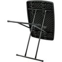 Ver imagem 2 de Mesa Dobrável Camper Retangular Tampo em Plástico Preto Kala 75cm