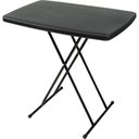 Ver imagem 1 de Mesa Dobrável Camper Retangular Tampo em Plástico Preto Kala 75cm