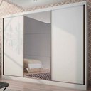 Ver imagem 2 de Guarda-Roupa Casal com Espelho 3 Portas 6 Gavetas Natus