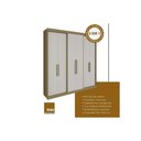 Ver imagem 3 de Guarda Roupa Casal 6 Portas (2 C/ Espelho) e 2 Gavetas Ph 1804 Carvalho/off White - Herval