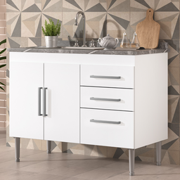 Gabinete de Pia Gêmeos 1,00 - 1 Gabinete de Pia Gêmeos 1,00 - 1