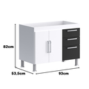 Ver imagem 4 de Balcão de Pia Gêmeos 93cm