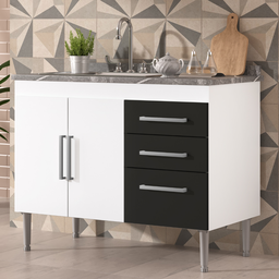 Balcão de Pia Gêmeos 93cm - 1