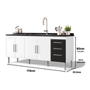 Ver imagem 5 de Balcão de Pia Gêmeos 175cm