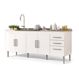 Gabinete de Pia Gêmeos 2,00 - 5 Gabinete de Pia Gêmeos 2,00 - 5