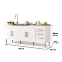 Ver imagem 4 de Gabinete de Pia Gêmeos 2,00