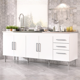 Gabinete de Pia Gêmeos 2,00 - 1 Gabinete de Pia Gêmeos 2,00 - 1