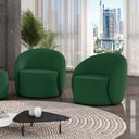 Ver imagem 2 de Poltrona Decorativa Orgânica Kit 2 Lua Veludo D03 - D’Rossi