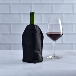 Capa Térmica para Garrafa de Vinho Wine Collection Kenya Preta - 2