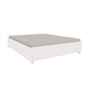 Ver imagem 3 de Base de Cama Box Casal Mônaco Branco - Tcil Móveis