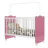 Berço Alice - Rosa/Branco - 1