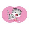 Tapete Pet Gato Rosa 54x39cm - 1