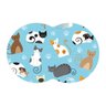 Tapete Pet Gatos Azul 54x39cm - 1