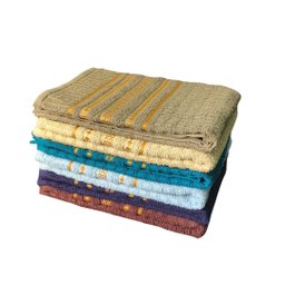 Kit 3 Toalhas de Rosto Modelo Suprema Grande Macia 100% Algodão Perfeito Estilo Variados - 1
