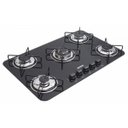 Ver imagem 1 de Cooktop 5 Bocas à Gás Tramontina Glass Brasil 5Ggtri 70 Bivolt