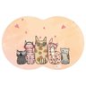 Tapete Pet Gatos Bege 54x39cm - 1
