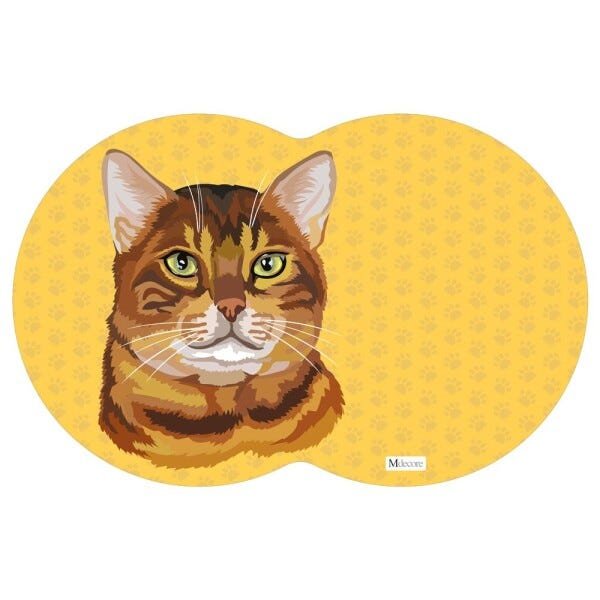 Tapete Pet Gato Amarelo 54x39cm - 1