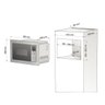 Micro-ondas de Embutir 25L Tramontina Inox 60 220V - 3