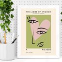 Ver imagem 2 de Quadro Poster Picasso Verde - Coração 33x24cm - com Vidro:moldura Preta