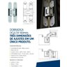 Dobradiça 3D Oculta 160mm Inox Par Até 80/kg Ajustável 3 dimensões de ajuste - 4
