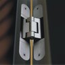 Dobradiça 3D Oculta 160mm Inox Par Até 80/kg Ajustável 3 dimensões de ajuste - 2