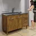 Ver imagem 5 de Balcão de Cozinha sem Tampo 2 Portas 3 Gavetas Virtus Kaiki Móveis