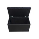 Ver imagem 4 de Puff Baú Estofado em Material Sintético com Pistão Á Gás - Preto