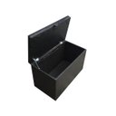 Ver imagem 5 de Puff Baú Estofado em Material Sintético com Pistão Á Gás - Preto