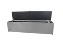 Ver imagem 2 de Recamier Puff Baú Beira de Cama Box 1,40cm - Cinza