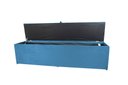 Ver imagem 2 de Recamier Puff Baú Beira de Cama Box 1,40cm - Azul Aço