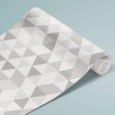 Ver imagem 3 de Papel de Parede Triângulos Branco e Cinza