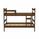 Ver imagem 4 de Beliche Solteiro com Escada e Proteção Antiquedas 100% MDF Prisma Plus Amadeirado Marrom