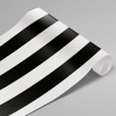 Ver imagem 3 de Papel de Parede Listrado Preto e Branco