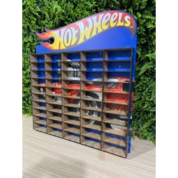 Prateleira Expositor para 50 Carrinhos Hot Wheels Impressão Uv - 3