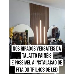 Painel Ripado Versátil: 02 unid. 270x27cm larg. Talatto Painéis Gianduia - 9