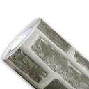 Ver imagem 2 de Papel Adesivo Tijolinho Cinza Escuro 3d Texturizado Vinil Lavável Autocolante para Decoração
