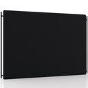 Ver imagem 1 de Cabeceira Cama Box Queen 160cm Estofada Goya P05 Veludo Preto - Lyam Decor