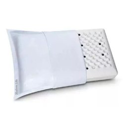 Travesseiro Anti Ronco Terapêutico Postura Dor Cervical Sono Magnético Infravermelho Longo - 1