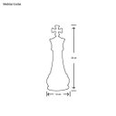 Ver imagem 2 de Peça Xadrez Rei Preto Decoração Em Cerâmica Clássica Preta