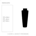 Ver imagem 3 de Vaso Paris Decoração em Cerâmica Marrom Petra