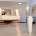 Ver imagem 4 de Vaso de Chão Paris Decoração em Cerâmica Bege Petra
