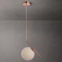 Ver imagem 2 de Lustre Pendente Bravalumi Luna Globo E27 Bivolt Rose Gold