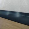 Rodape Poliestireno Frisado 10cm Preto - 2,4 Metros - 6