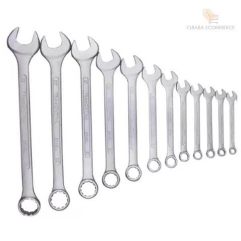 Chave Boca Combinada 6 a 12mm 12 Peças