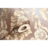 PAPEL DE PAREDE VINÍLICO IMPORTADO TEXTURA ESTILO ARABESCO - MARROM | DOURADO - 3