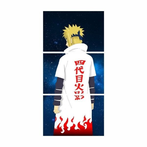 Quadro decorativo Quarto Hokage Naruto Shippuden