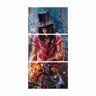 Quadro Guns N Roses Slash Artístico Rock Mosaico Vertical - 2